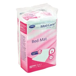 MoliCare Premium Beddenmat Hartmann MoliCare Premium Beddenmat 7 druppels, roze | 60 x 60 cm | 19.40.05.4075 | 4 x 30 Stück